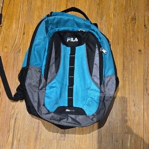 Fila Teal and Charcoal Backpack